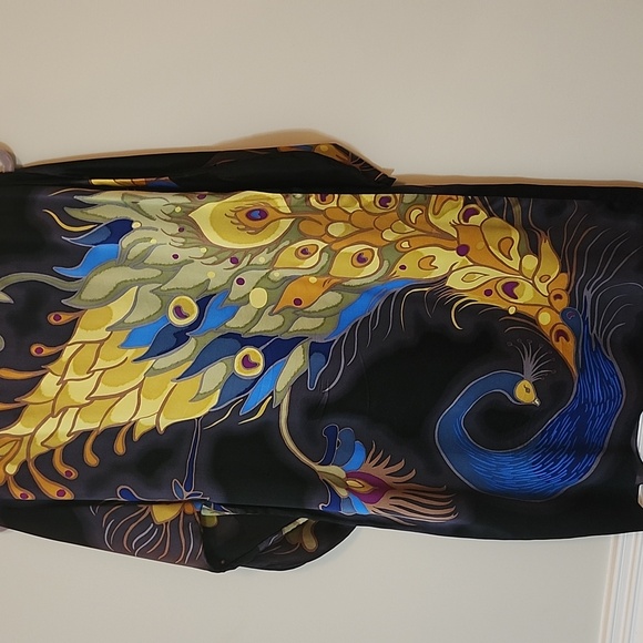 Tibi Silk Peacock Or Phoenix Dress - Picture 5 of 5